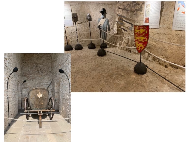 the hotel hosts two mini museums for all the medieval collection from the castle
