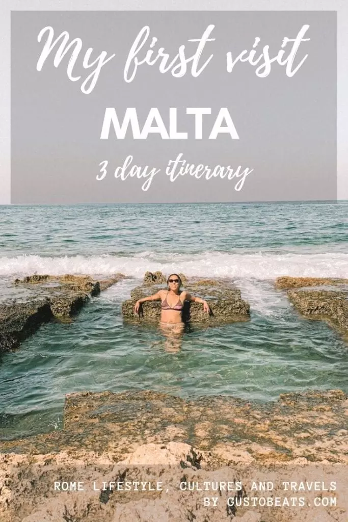 if you are traveling to malta for the first time_3 day malta itinerary_pinterest pin image