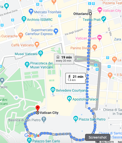 3 day rome itinerary how to reach st peter church from ottavio map