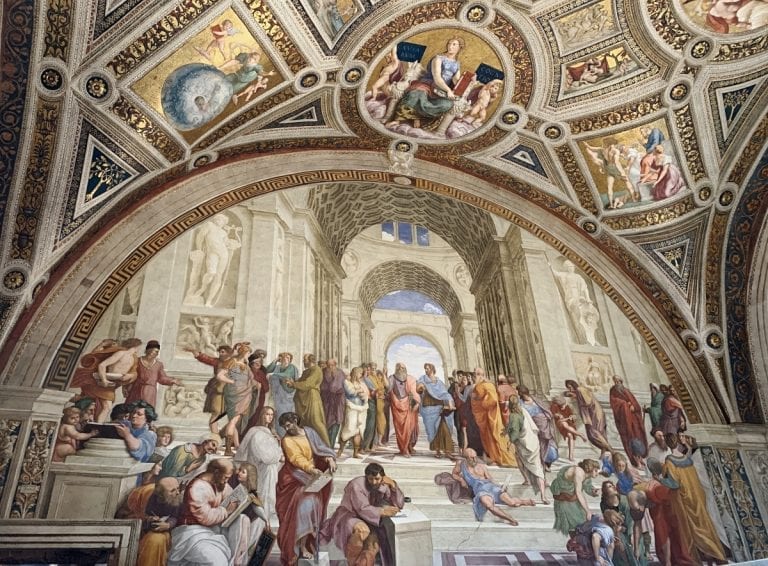 3 day rome itinerary vatican museum athen school