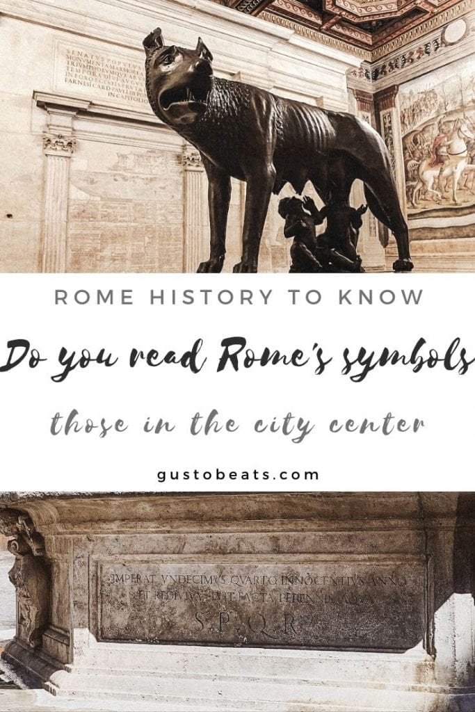 Rome guide and culture talk_Do you know Rome's symbols_pinterest pin image