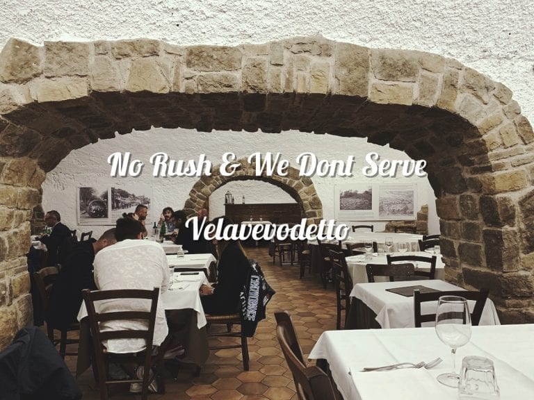 Where to eat in Rome_Velavevodetto_No Rush and We dont serve_restaurant review and what you should order in authentic Roman restaurants