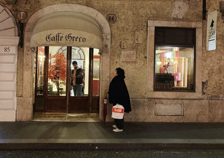 cafe greco is one of the oldest cafe in rome city center