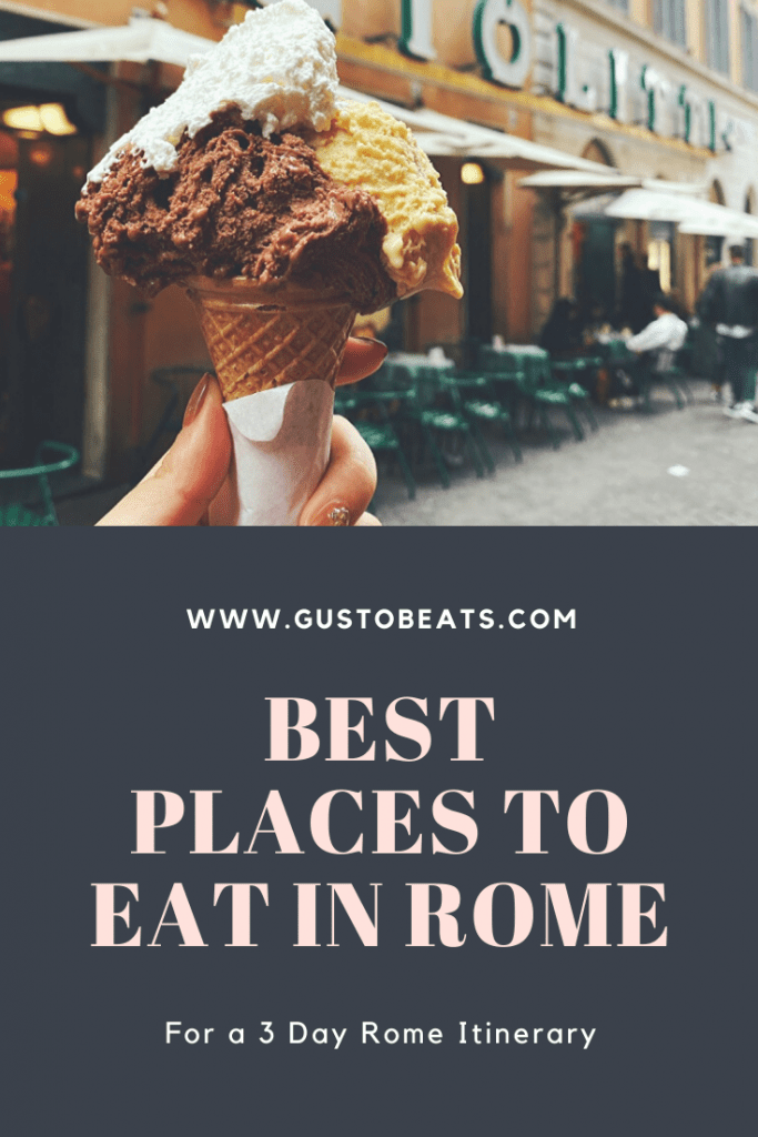 best places to eat in rome for a 3 day rome itinerary_pinterest