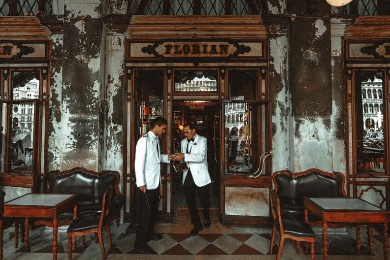 how to drink coffee like an italian_florian cafe in venice_Photo by Clay Banks on Unsplash