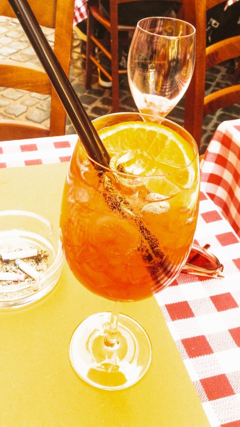 Aperol Spritz at Bistro and Wine bar Pasquino