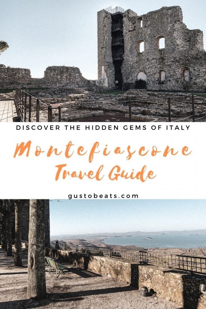 You can pin this picture to share in Pinterest to read later my Montefiascone travel guide