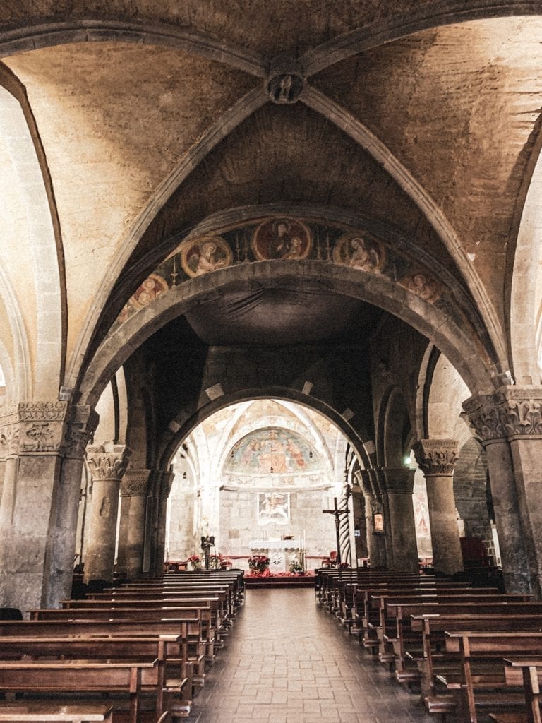 visit church santa flavriano in montefiascone