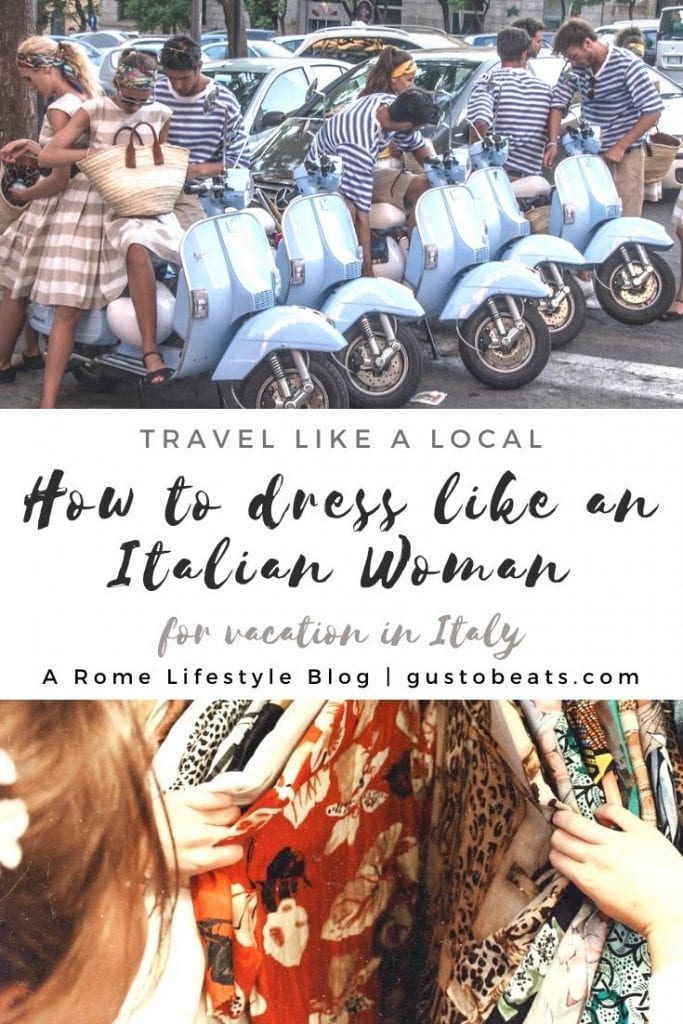 let us blend in by dressing up like an italian beauty for our italy vacations