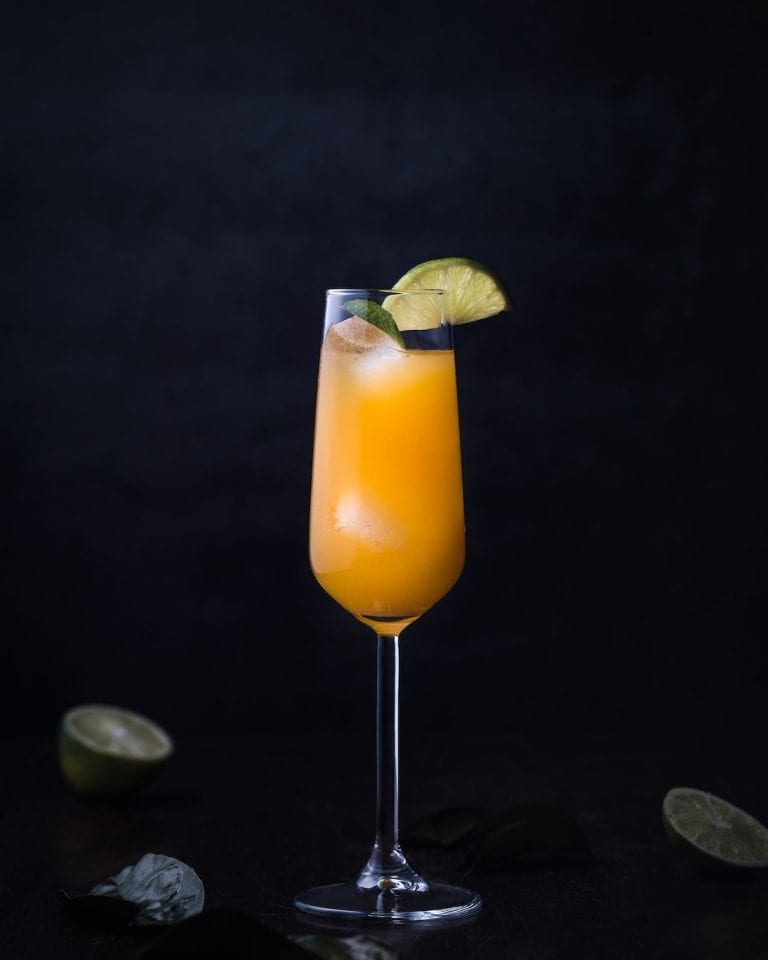 bellini is a beautiful and sweeter italian cocktail with peach puree as the ingredient