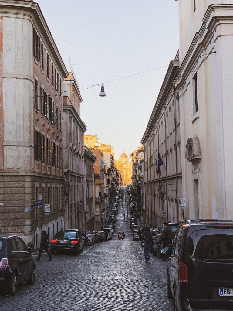 typical sunsets in rome as recorded on my instagram to show the daily rome image to whom love rome but not have a chance to come over to see by their eyes