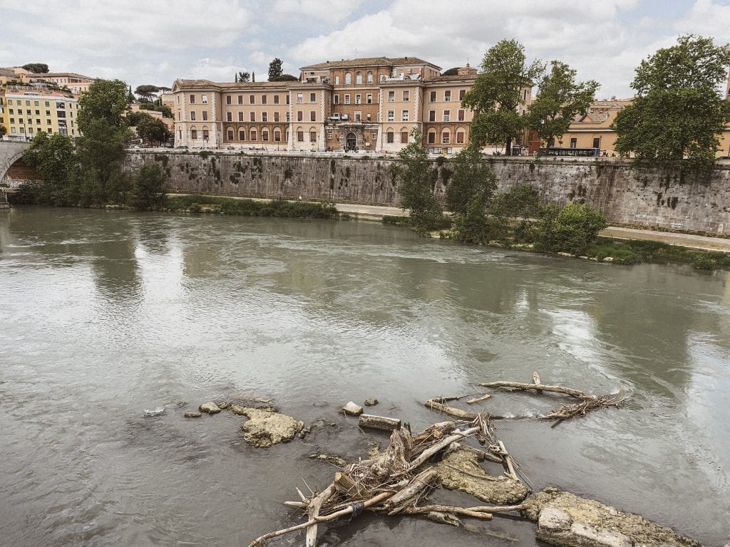 gustobeats how rome and italy feel from my visual diary june 2020 with the view of Tiber river in Rome