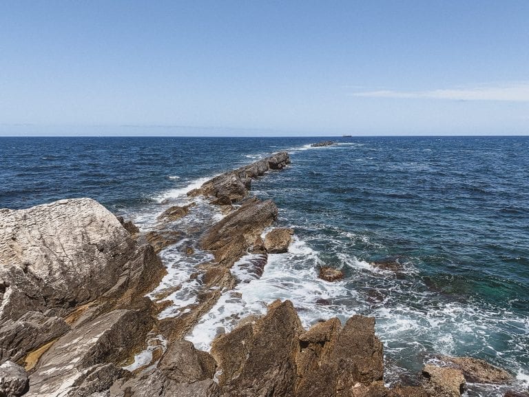 the tip of Trapani land is where Tyrrhenian sea meats Mediterranean sea