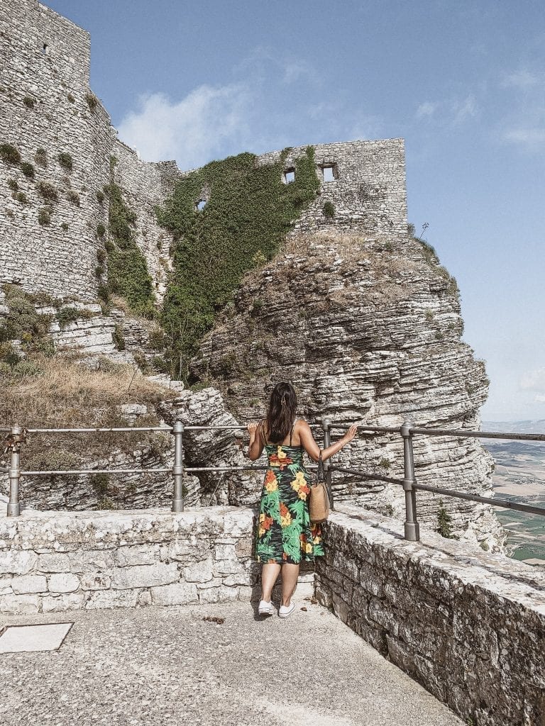 Erice is a small stone city on the mountain near Trapani and it is a perfect day trip optioin to escape the heat