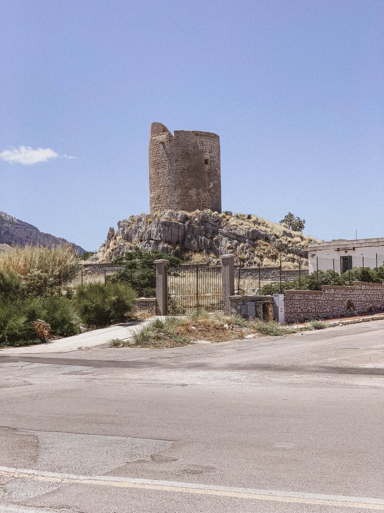 torre di dentro as one of the monuments of isola delle femmine