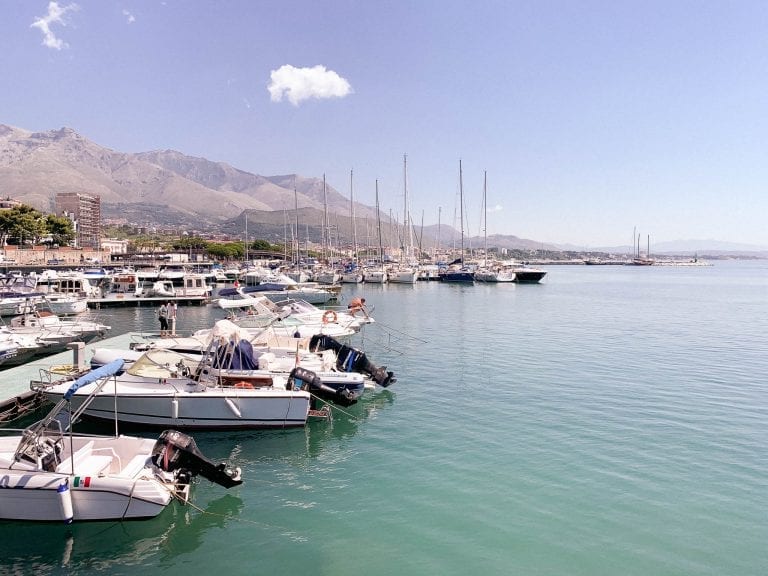 Formia port where the bus will go to gaeta