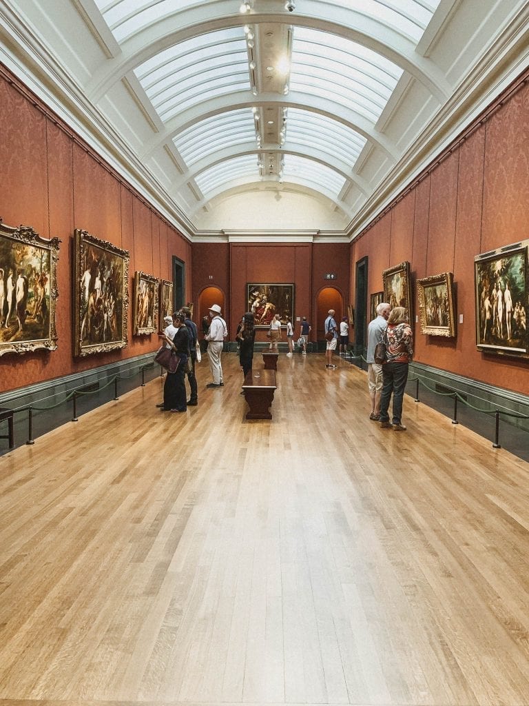 National Gallery in London has such a big collection which is not able to be finished in only one day.