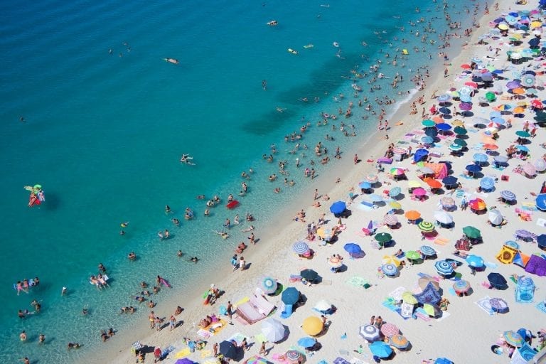 ferragosto is a national holiday for roughly 90% of italians to go on vacations on the seaside or mountains