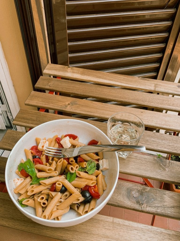 Multigrain Penne Salad also known as cold pasta salad is one of the most common summer dish in Italy