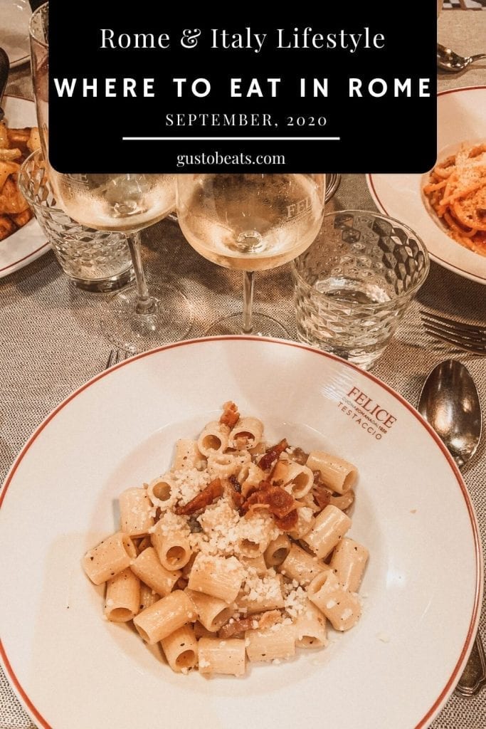Where to eat in Rome September list if you are coming to Rome for not only history and culture, but also food and drink!