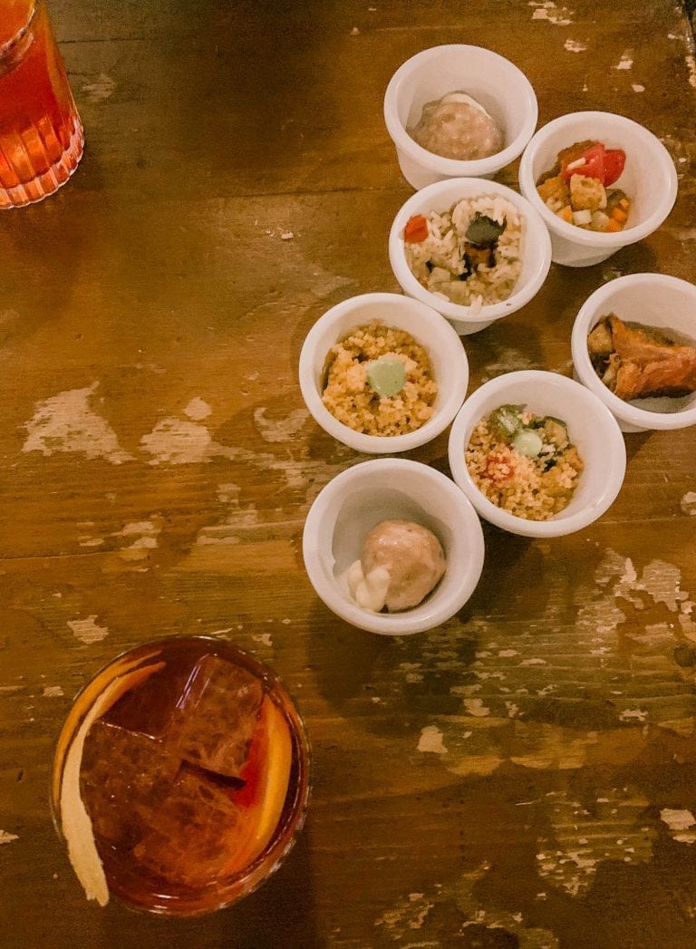Where to eat in Rome September list, La Zanzara in Prati, Rome offers the classic Italian cocktails with nonstop small bites for Aperitivo