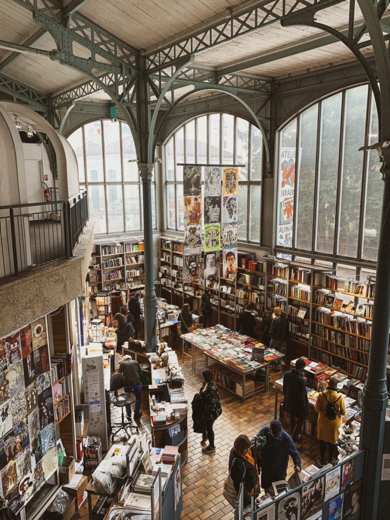 visit Halle Saint Pierre modern art museum in Montmartre