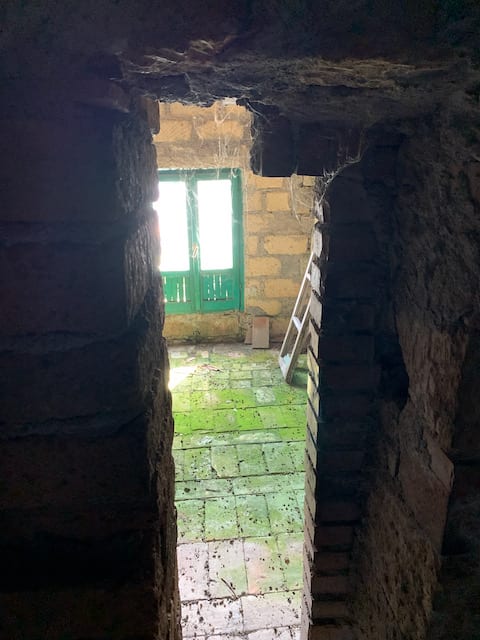 most of the abandoned Italian villas have very thick stone or brick walls