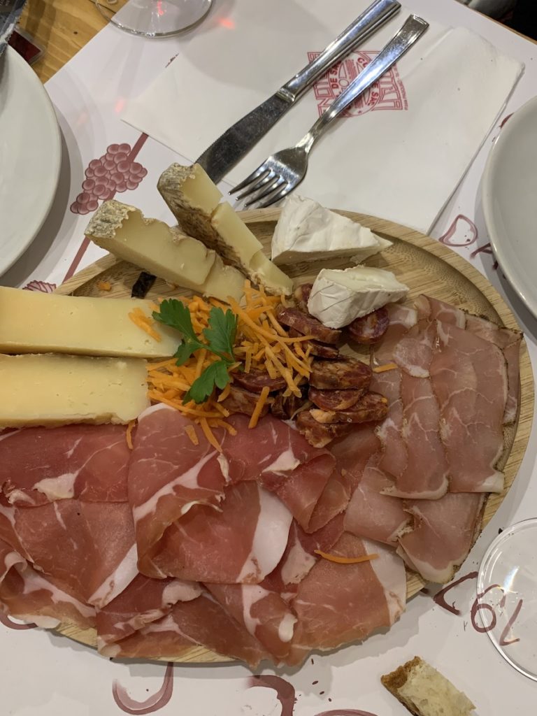 cheese and cold cuts sourced from only Lazio at cul de sac in Rome