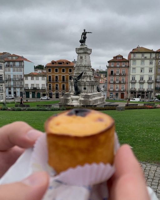 egg tart and Porto