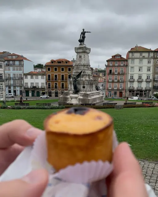 egg tart and Porto