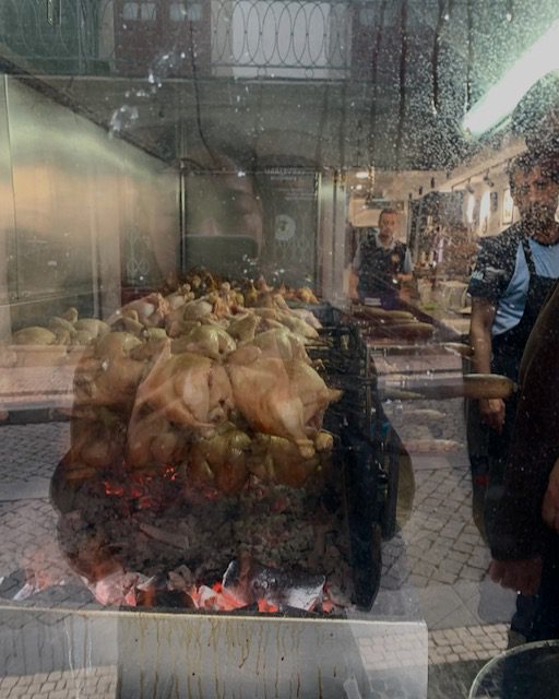 Frangos roasted chicken local restaurant in Porto