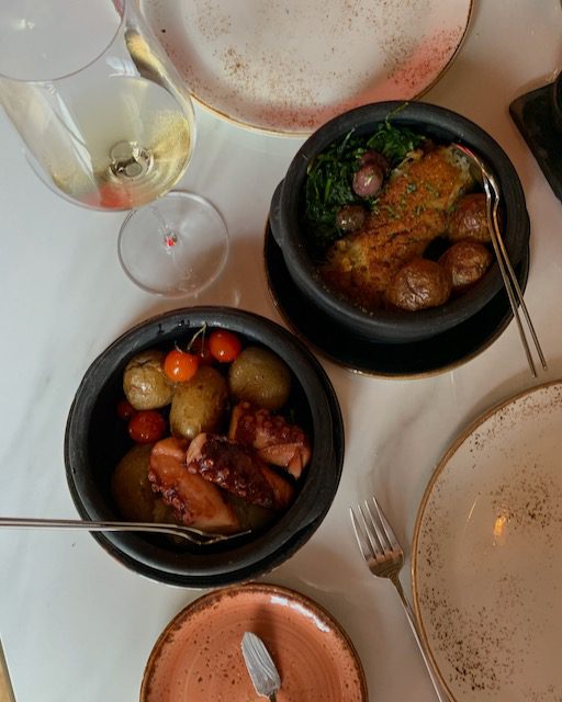 traditional Portuguese dishes at fine dining restaurant inside Wow culture district